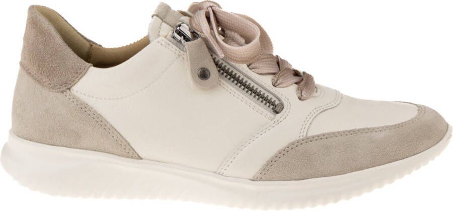 Hartjes 162.1144 162.1144 31 32.32 Beige combi sneaker met rits wijdte G