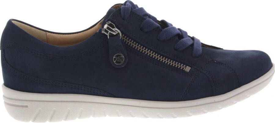 Hartjes Sneakers Dames Lage sneakers Damesschoenen Suède 162.0892 Blauw +