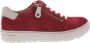 HARTJES Lage Sneakers Dames Phil Maat: 42 5 Materiaal: Suède Kleur: Rood - Thumbnail 1