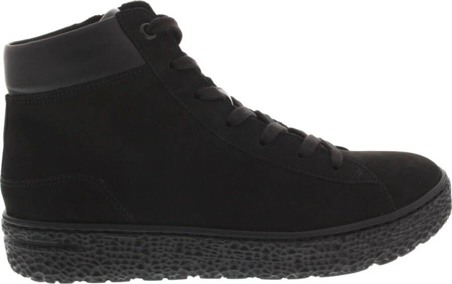 HARTJES Hoge Sneakers Dames Nub Mid Sneaker Maat: 43 Materiaal: Suède Kleur: Zwart