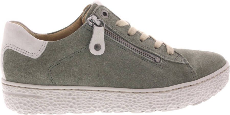 HARTJES Lage Sneakers Dames Phil Maat: 40 Materiaal: Suède Kleur: Groen