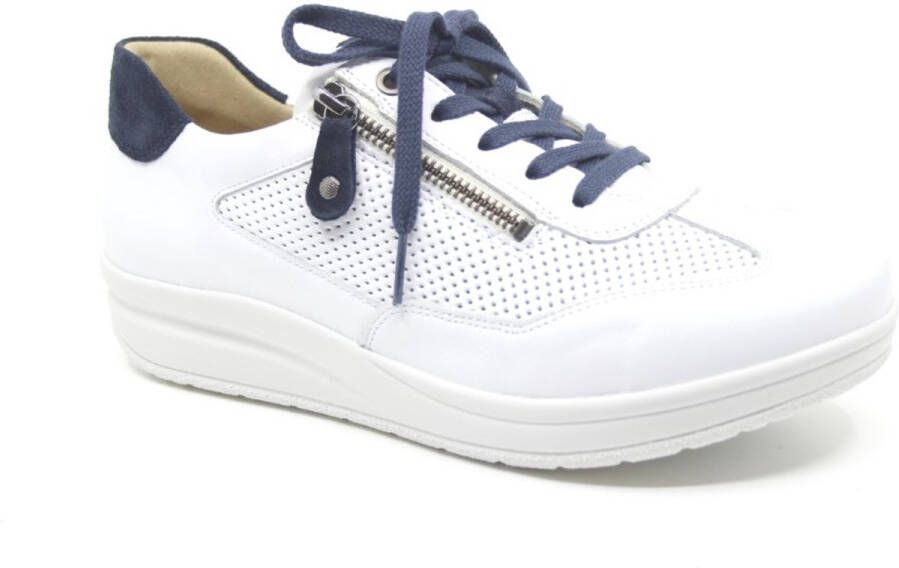 Hartjes 262.2517 13 02.47 Witte sneaker speciaal geschikt voor diabetici wijdte
