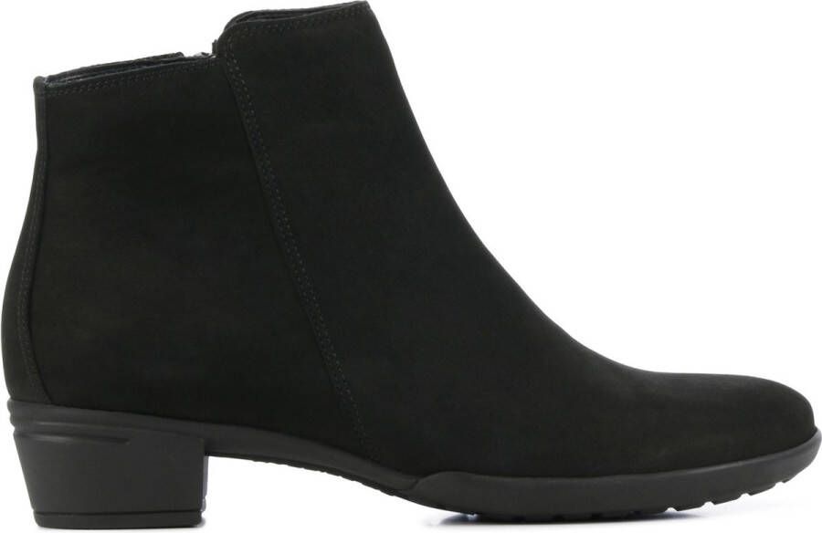 HARTJES Enkellaarsjes Dames 172.0197 Maat: 41 Materiaal: Nubuck Kleur: Zwart