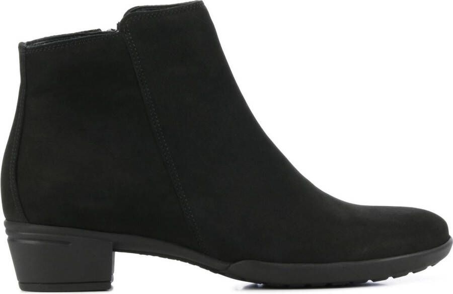 HARTJES Enkellaarsjes Dames 172.0197 Maat: 41 Materiaal: Nubuck Kleur: Zwart