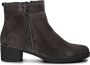 Hartjes Dames Enkellaarsjes Met Rits Donkergrijs Gray Dames - Thumbnail 1