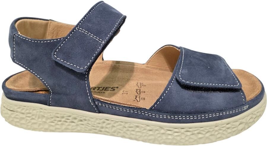 Hartjes 132.1220 20 48.00 H Sandalen Blauw Nubuck Dames Breedte H 100% Chroomvrij Blauw - Foto 2