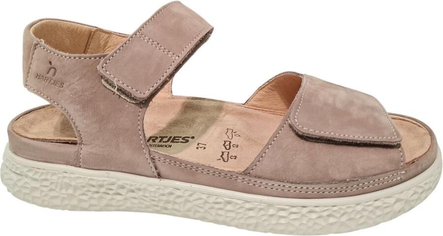Hartjes 132.1220 30 35.00 H Nubuck Beige Dames Sandalen 100% Chroomvrij Beige - Foto 2