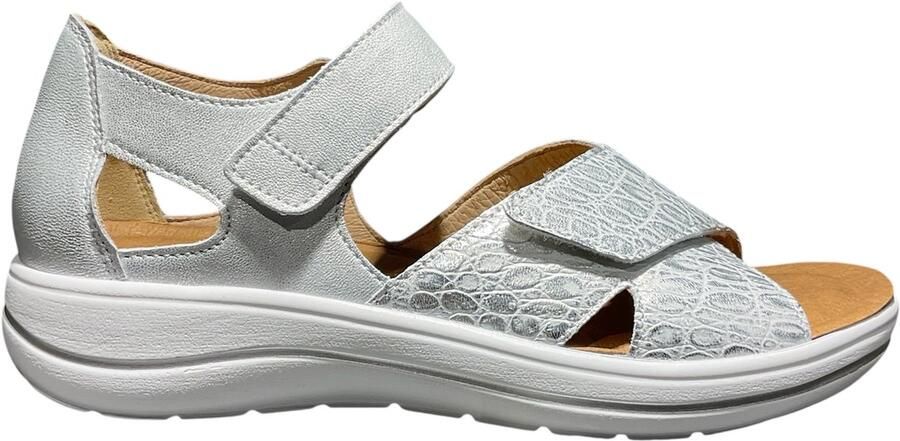HARTJES Sandalen met Hak Dames Pop Maat: 37 Materiaal: Leer Kleur: Zilver - Foto 1