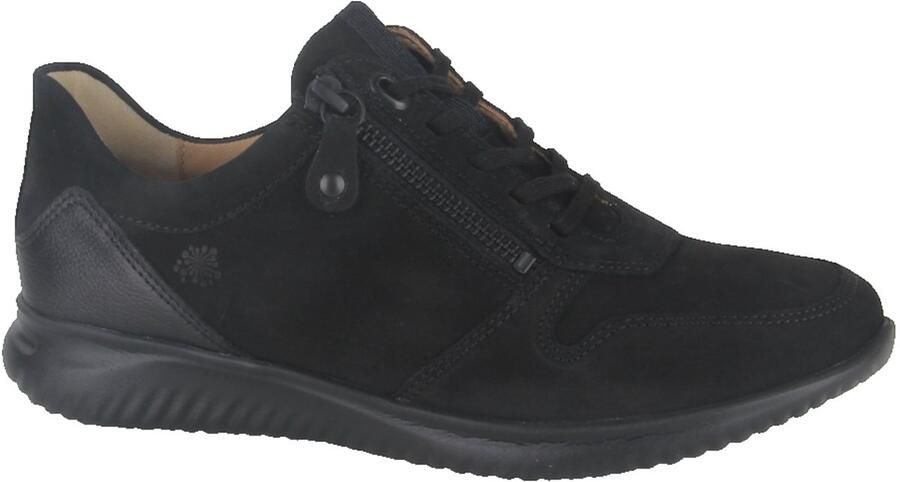 HARTJES Lage Sneakers Dames 162.1112 Breeze Suède Zwart