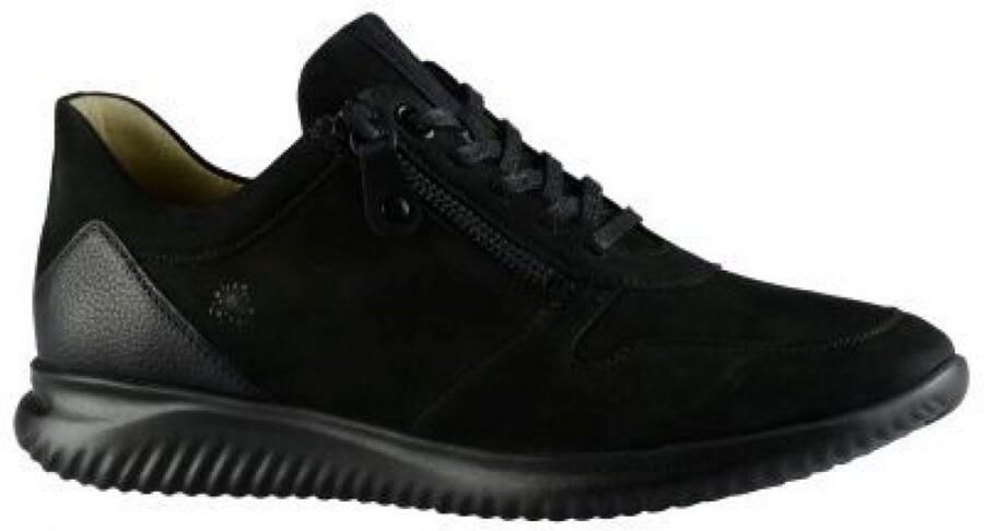 HARTJES Lage Sneakers Dames 162.1112 Breeze Maat: 37 Materiaal: Suède Kleur: Zwart