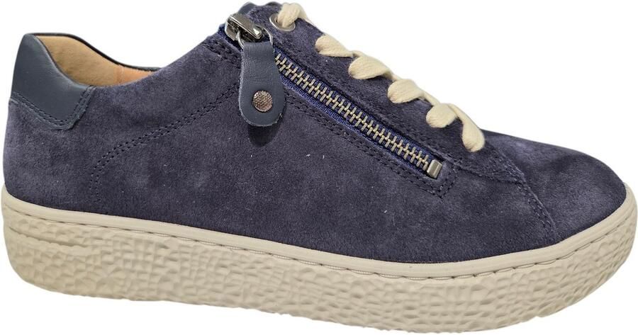 HARTJES Lage Sneakers Dames 162.1401 Phil Maat: 41 Materiaal: Suède Kleur: Blauw - Foto 6