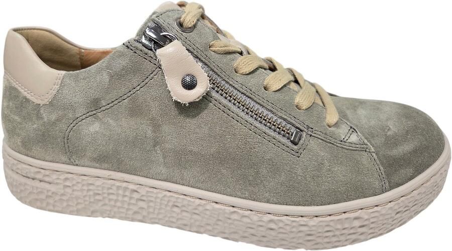 HARTJES Lage Sneakers Dames 162.1402 Phil Maat: 42 5 Materiaal: Suède Kleur: Groen - Foto 3