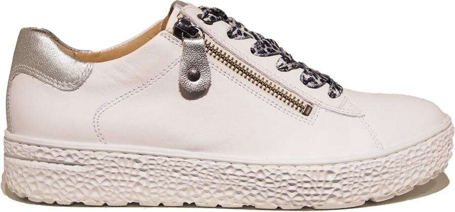 Hartjes 162.1409 11 02.59 Phil Sneakers Wit Leer Dames Breedtemaat H Wit - Foto 3