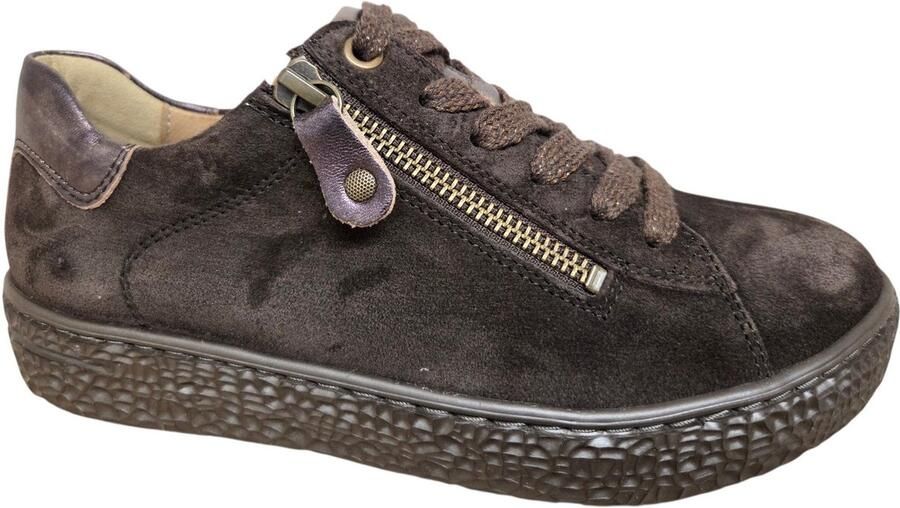 Hartjes 162.1417 34 77.38 H Sneakers Donker Bruin Suede Dames Donker Bruin