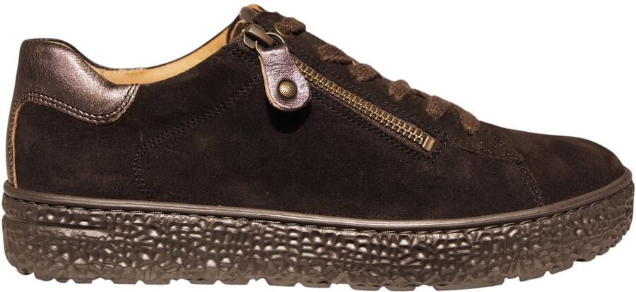 Hartjes 162.1417 34 77.38 H Sneakers Donker Bruin Suede Dames Donker Bruin - Foto 4