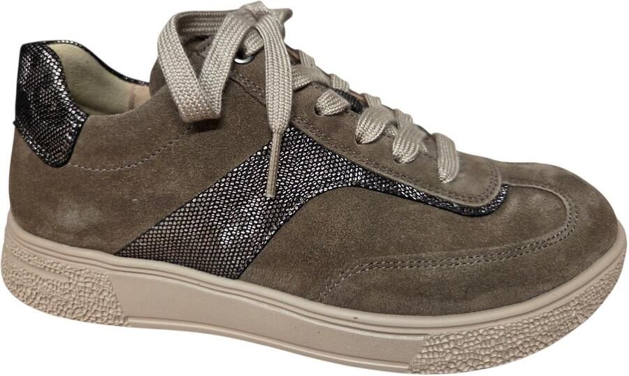 Hartjes 162.2702 34 41.38 Sophie Sneakers Beige Suede Breedtemaat H Beige