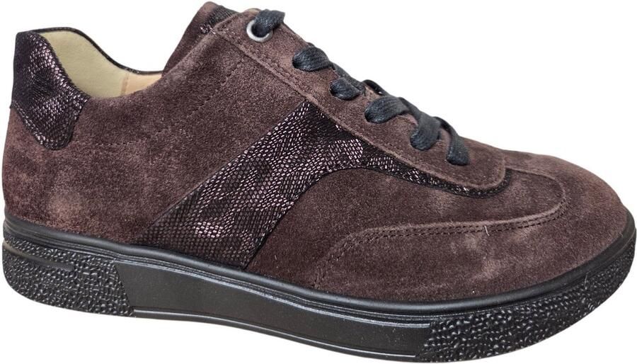 Hartjes 162.2702 34 78.78 Sophie Sneakers Bruin Suede Dames Breedtemaat H Bruin