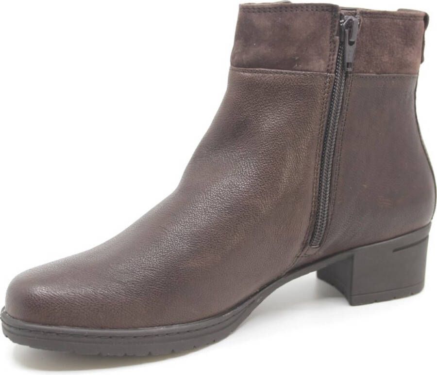 Hartjes 172.0211 13 77.77 Bruine enkellaarzen wijdte H