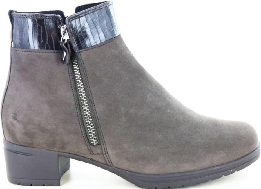 Hartjes 172.0247 24 41.77 Veterschoenen Grijs Nubuck Dames Breedtemaat H Grijs - Foto 2