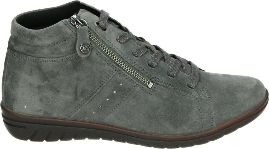 Hartjes 172.0835 30 Hoge sneakers Veterboots Dames veterschoenen Dames sneakersHalf-hoge schoenen Grijs