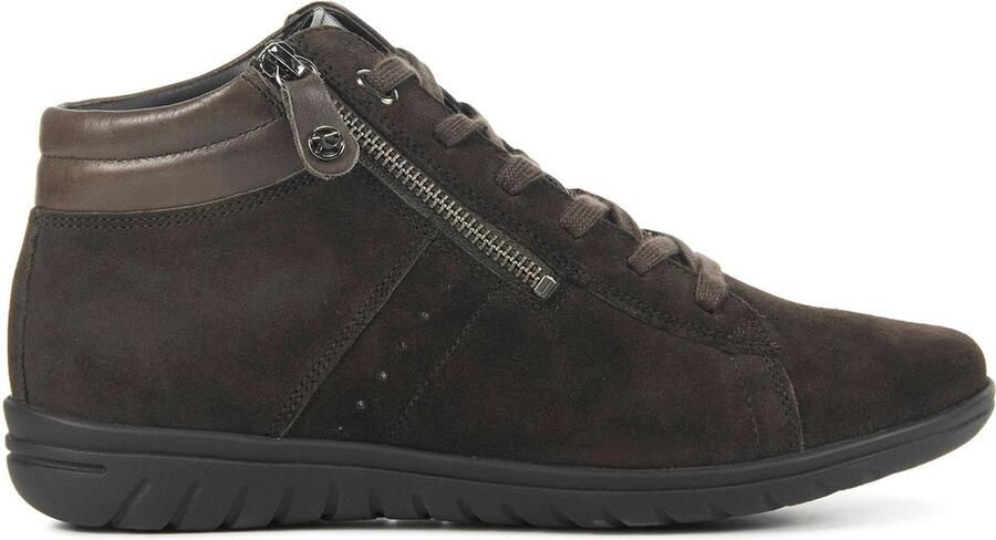 HARTJES Hoge Sneakers Dames 172.0836 Casual Boot Maat: 36 5 Materiaal: Nubuck Kleur: Bruin