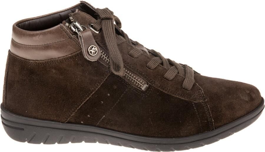 Hartjes 172.0836 31~~~~~~~~~~~~~~~~~~~ Hoge sneakers Dames veterschoenen Dames sneakersHalf-hoge schoenen Veterlaarzen Bruin
