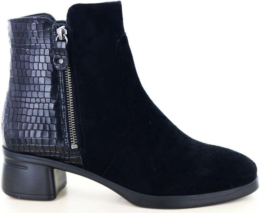Hartjes Dames Enkellaars Blues Boot Schwarz Zwart