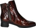 HARTJES Enkellaarsjes Dames 172.1902 Blues Leer Cognac - Bruin
