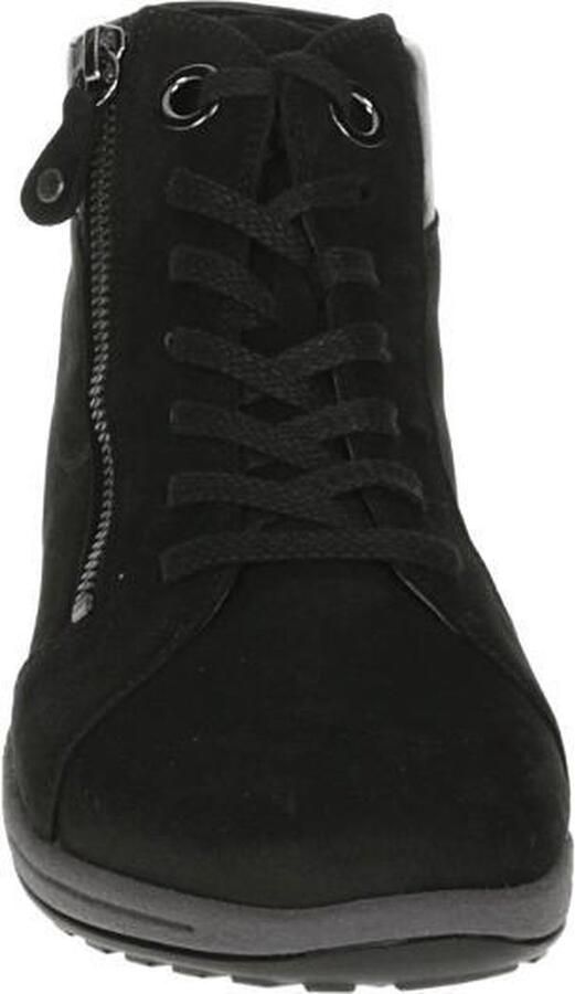 Hartjes 53972~~~~~~~~~~~~~~~~~~~~~~~~~ Hoge sneakersVeterlaarzenDames veterschoenenDames sneakersHalf-hoge schoenen Zwart - Foto 2