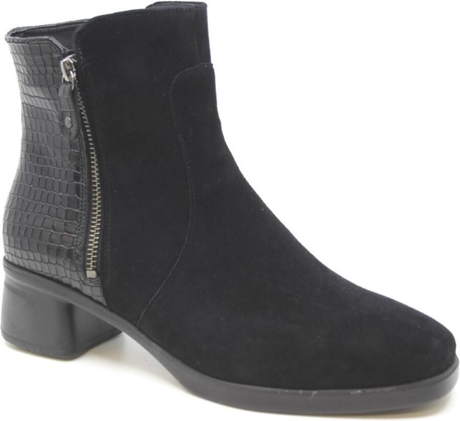 Hartjes Dames enkellaars Blues Boot Artikel 172.1902 34 01.01 Zwart Combi - Foto 2