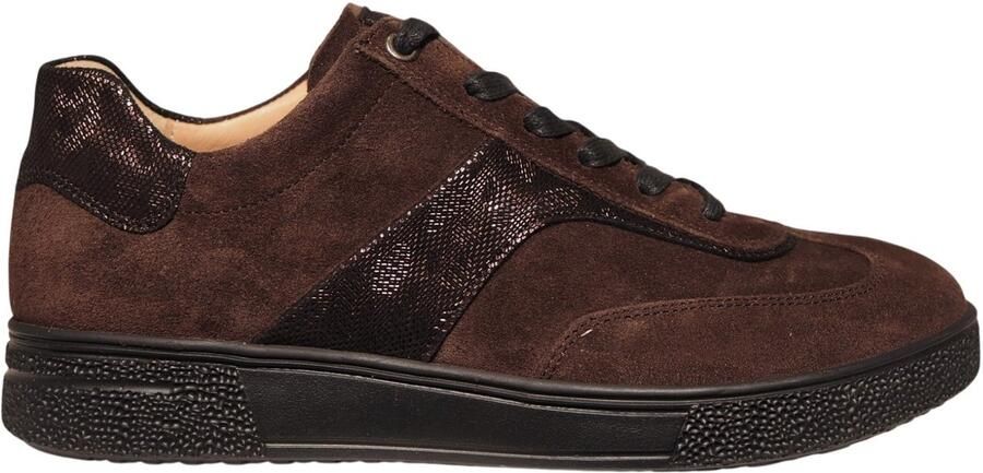 Hartjes bruine suède dames sneakers Sophie Shoe
