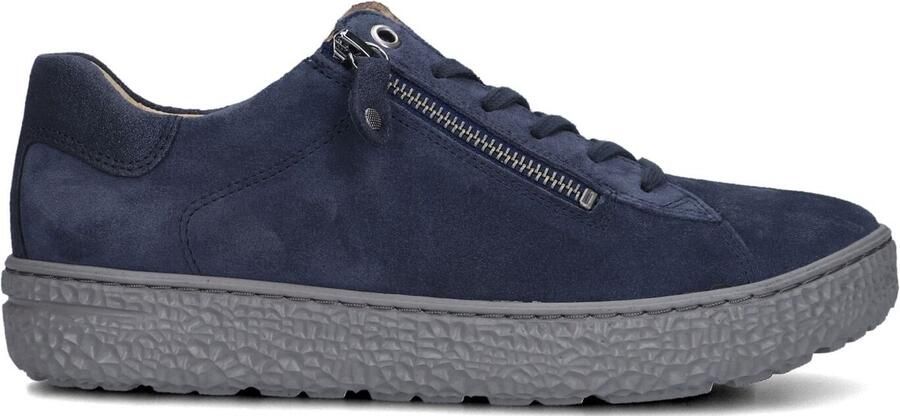 HARTJES Sneakers Dames Combi Met Hiel Suede H Ls Sneaker Maat: 42 5 Materiaal: Suède Kleur: Blauw - Foto 3