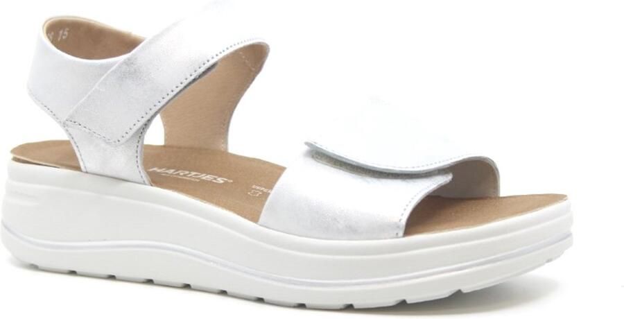 Hartjes dames sandalen wit