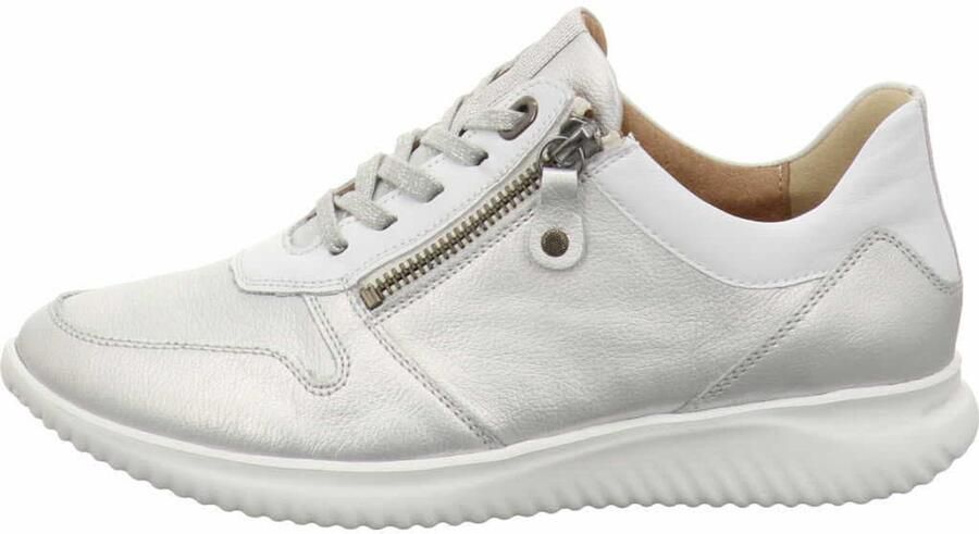 Hartjes dames sneakers zilver