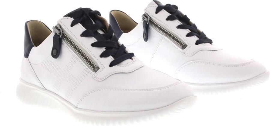 Hartjes 162.1138 witte sneaker met rits en uitneembaar voetbed - Foto 6