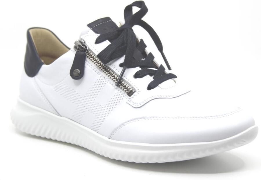 Hartjes 162.1138 witte sneaker met rits en uitneembaar voetbed - Foto 3
