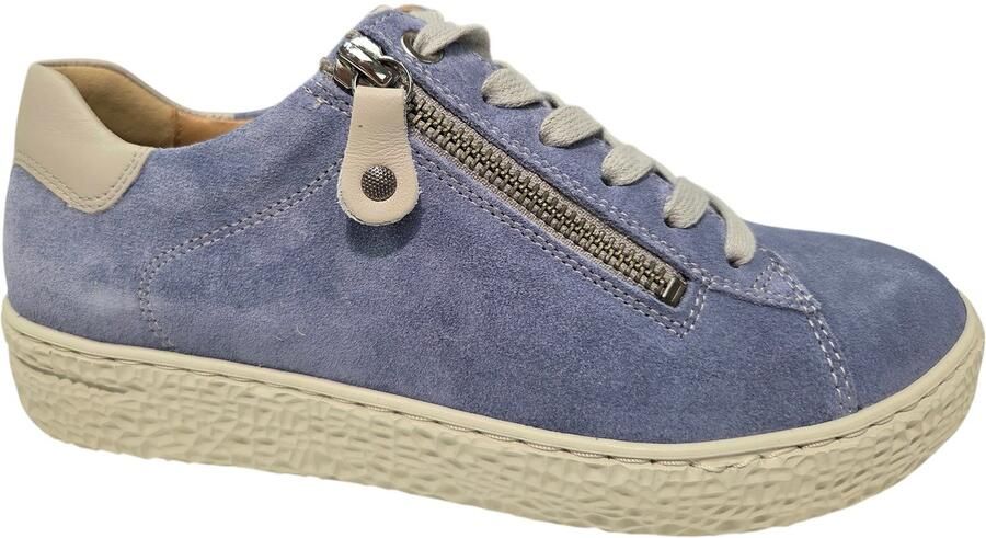 Hartjes 162.1401 99~~~~~~~~~~~~~~~~~~~ Dames veterschoenen Blauw - Foto 4