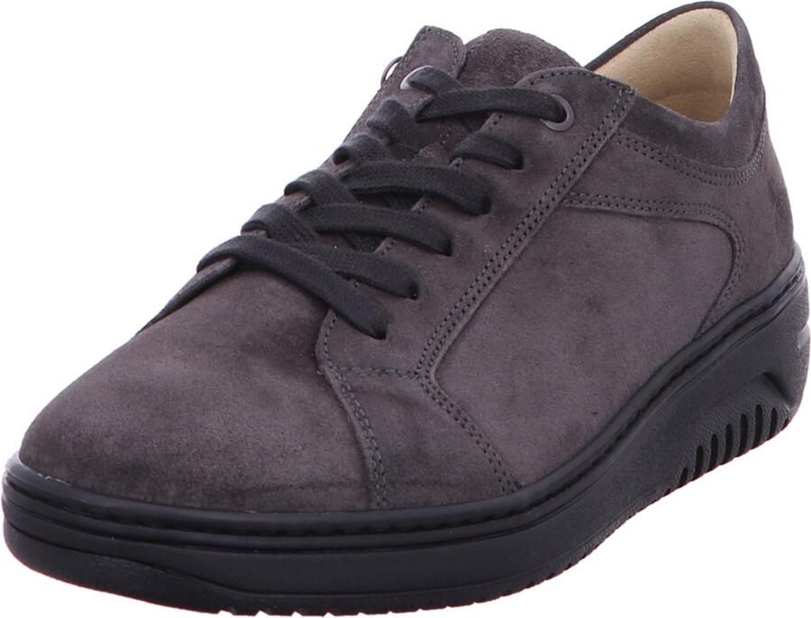Hartjes dames veterschoenen grijs