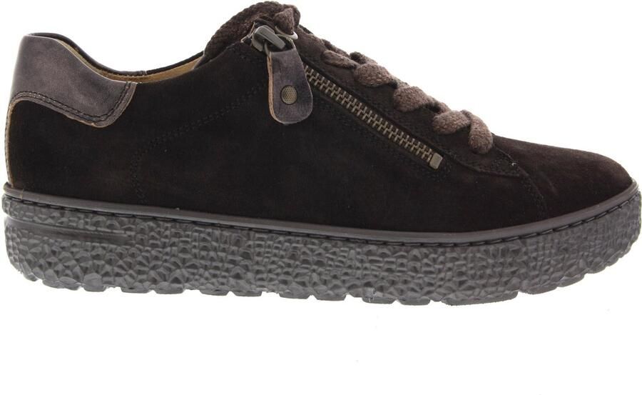 Hartjes 162.1417 34 77.38 H Sneakers Donker Bruin Suede Dames Donker Bruin - Foto 2