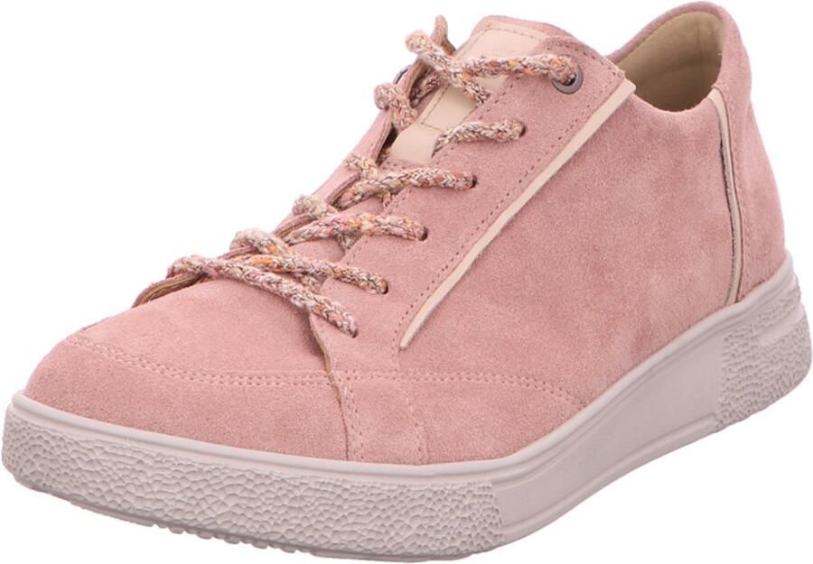 Hartjes dames veterschoenen roze