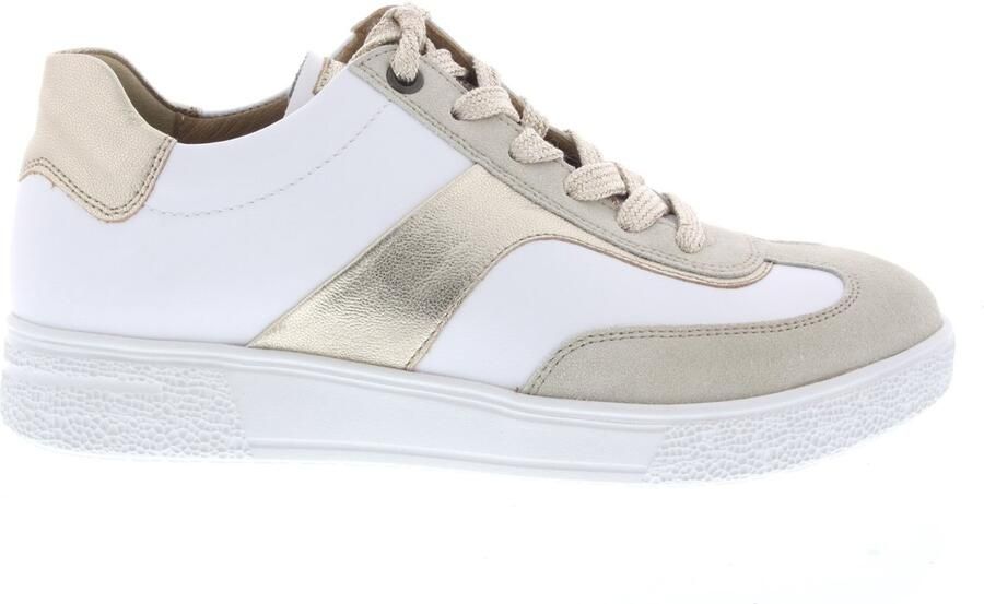 HARTJES Lage Sneakers Dames Sophie Leer Wit