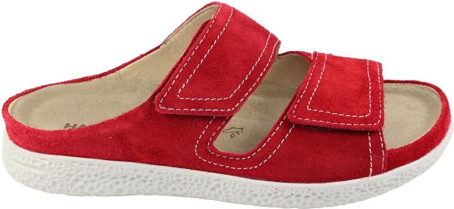 Hartjes Groove 1222 30 Slippers rood nubuck suede