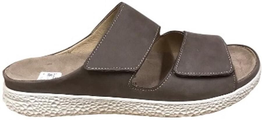 Hartjes 122.1221 30 35.00 Taupe slipper met uitneembaar voetbed wijdte H - Foto 5