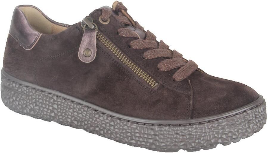 Hartjes 162.1417 34 77.38 H Sneakers Donker Bruin Suede Dames Donker Bruin - Foto 3