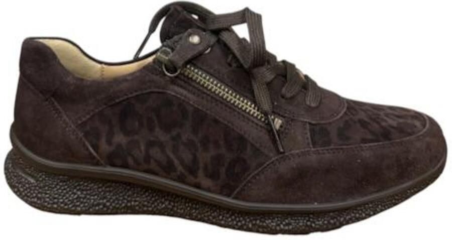Hartjes 162.1617 34 77.77 Sneakers Bruin Suede Dames Breedtemaat K Bruin