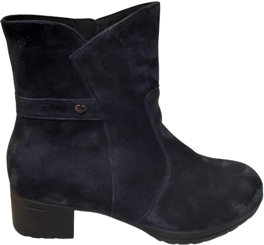HARTJES Enkellaarsjes Dames 172.0248 Hip 41 5 Suède Donkerblauw