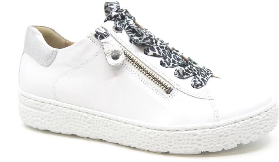 Hartjes 162.1409 11 02.59 Phil Sneakers Wit Leer Dames Breedtemaat H Wit