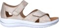 HARTJES Sandalen met Hak Dames Pop Leer Beige - Goudkleur