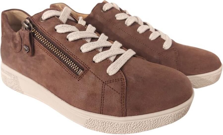 Hartjes Sneaker 162.2701 43 77.77 Donkerbruin Wijdte H