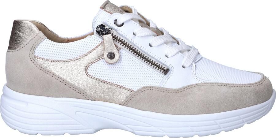 Hartjes 162.2603 31 32.02 Katy Sneakers Wit Leer Dames Breedte K Wit - Foto 4